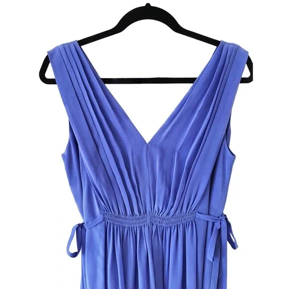 HD in Paris Periwinkle Empire Waist Sleeveless Lavender Purple Dress Size 6​​​ - Picture 8 of 16